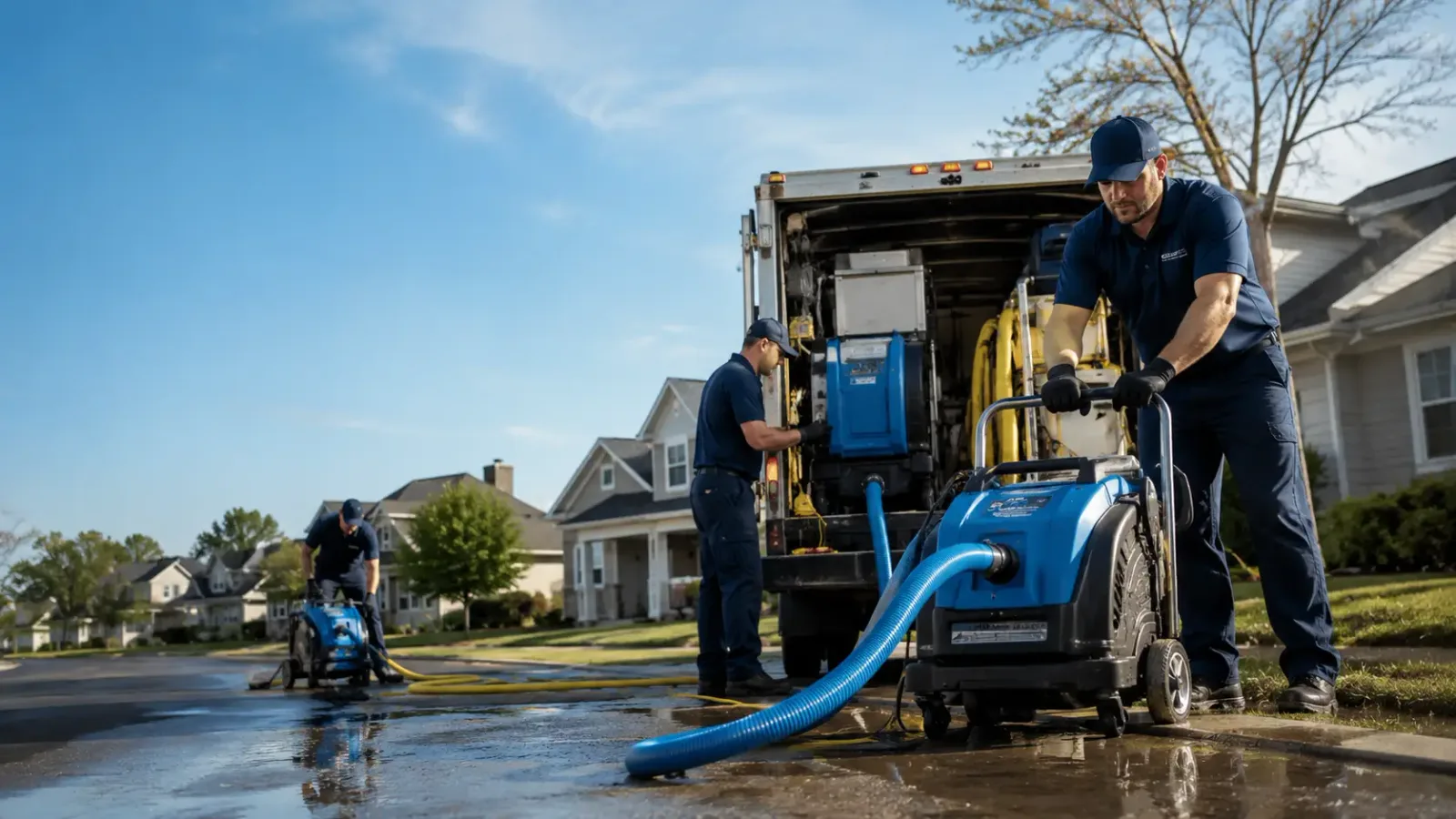 Flood Damage Cleanup in Mount Judea, AR